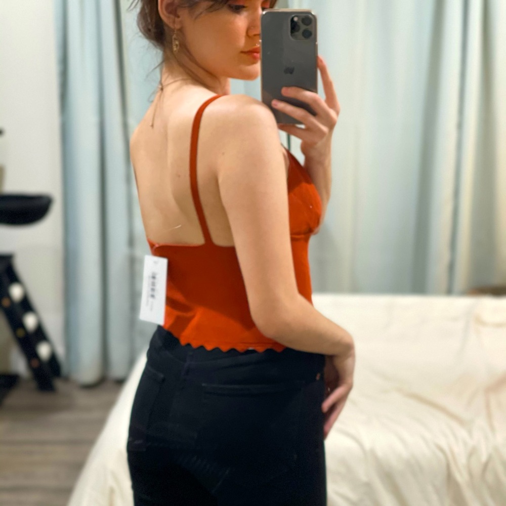 Terracota cropped tank ♥️